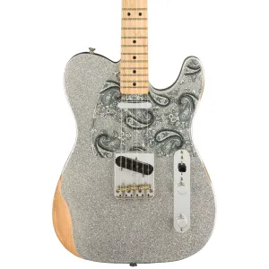 Fender - Brad Paisley Road Worn Telecaster®, Maple Fingerboard, Silver Sparkle
