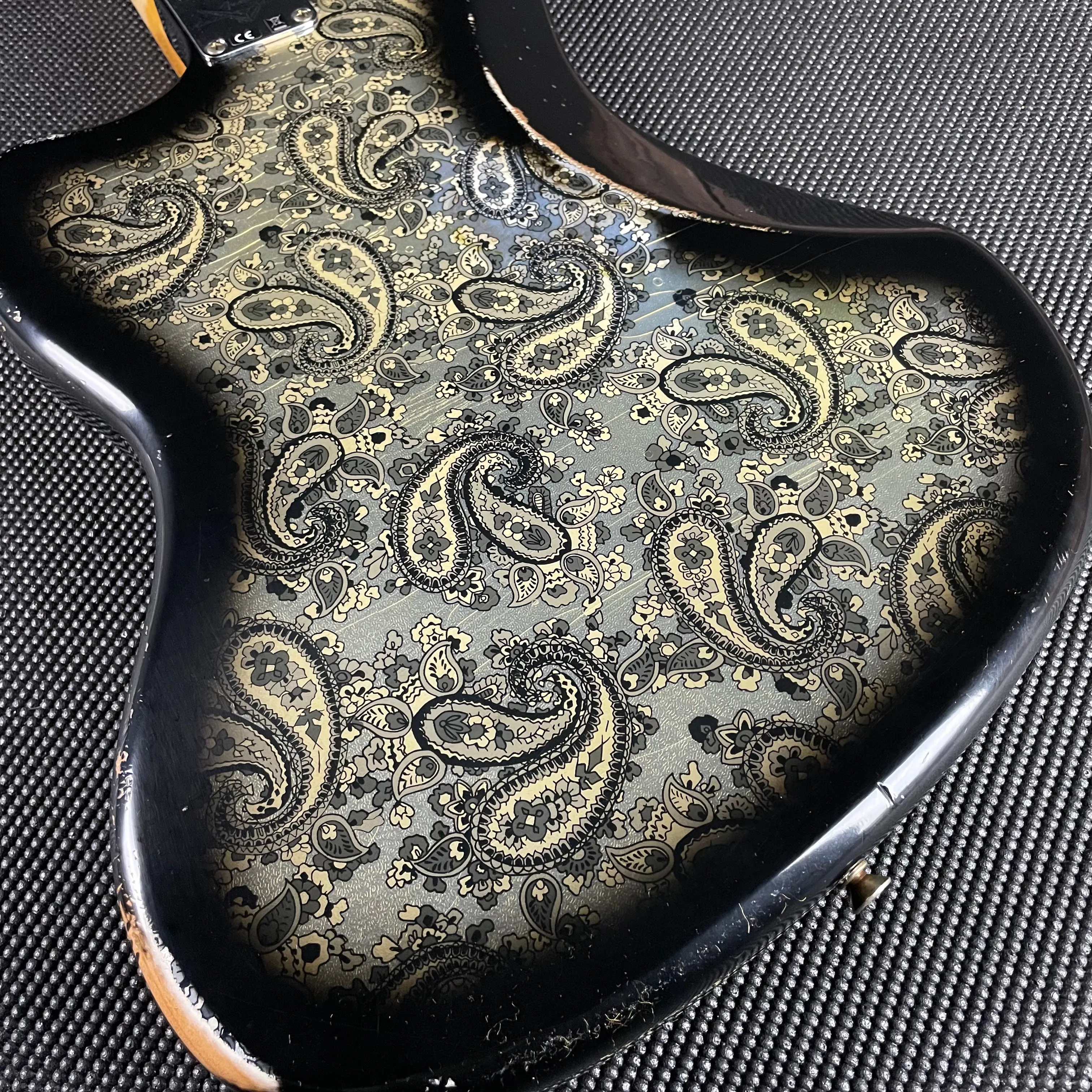 Fender Custom Shop LTD Custom Jazzmaster, Relic- Aged Black Paisley (8lbs 7oz)