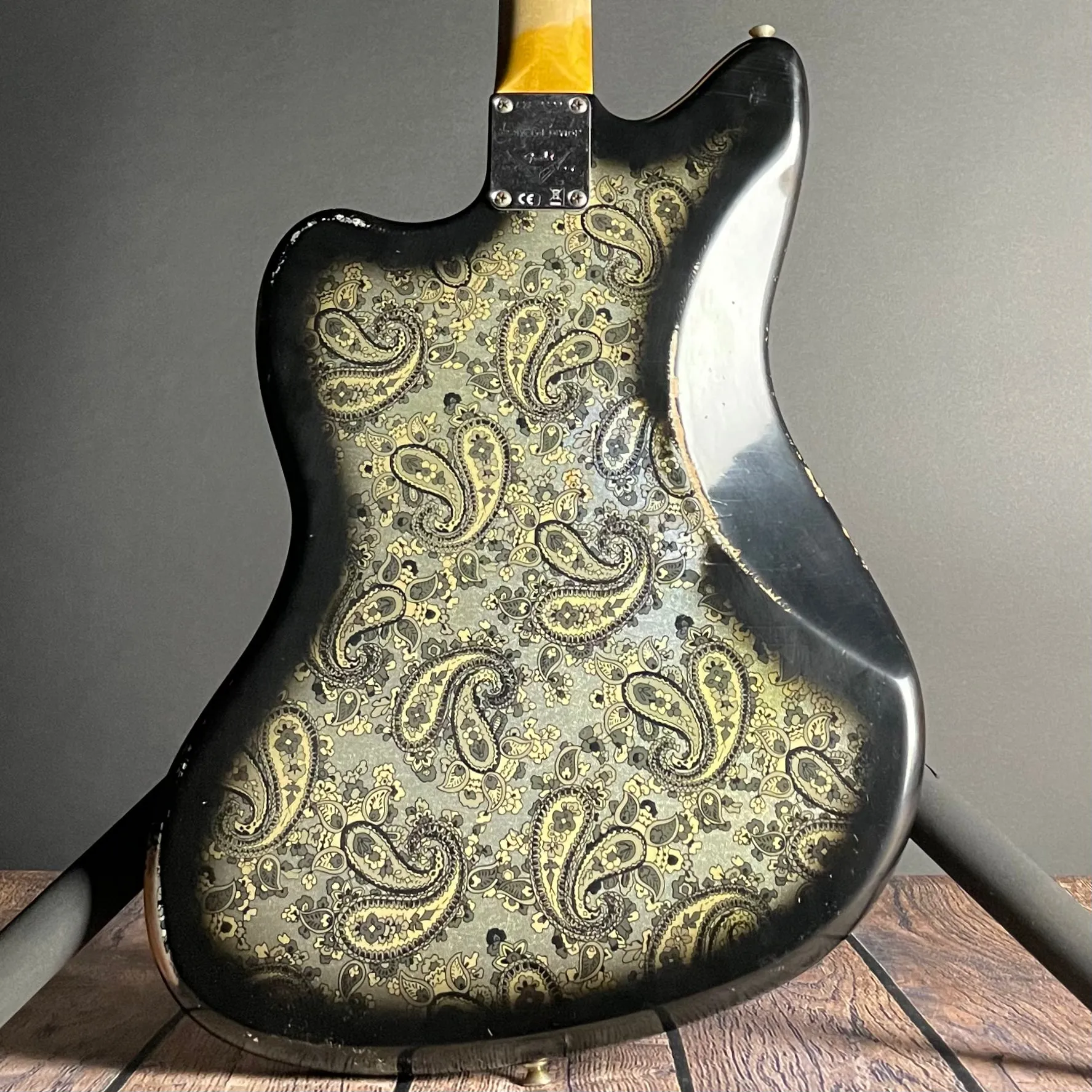 Fender Custom Shop LTD Custom Jazzmaster, Relic- Aged Black Paisley (8lbs 7oz)