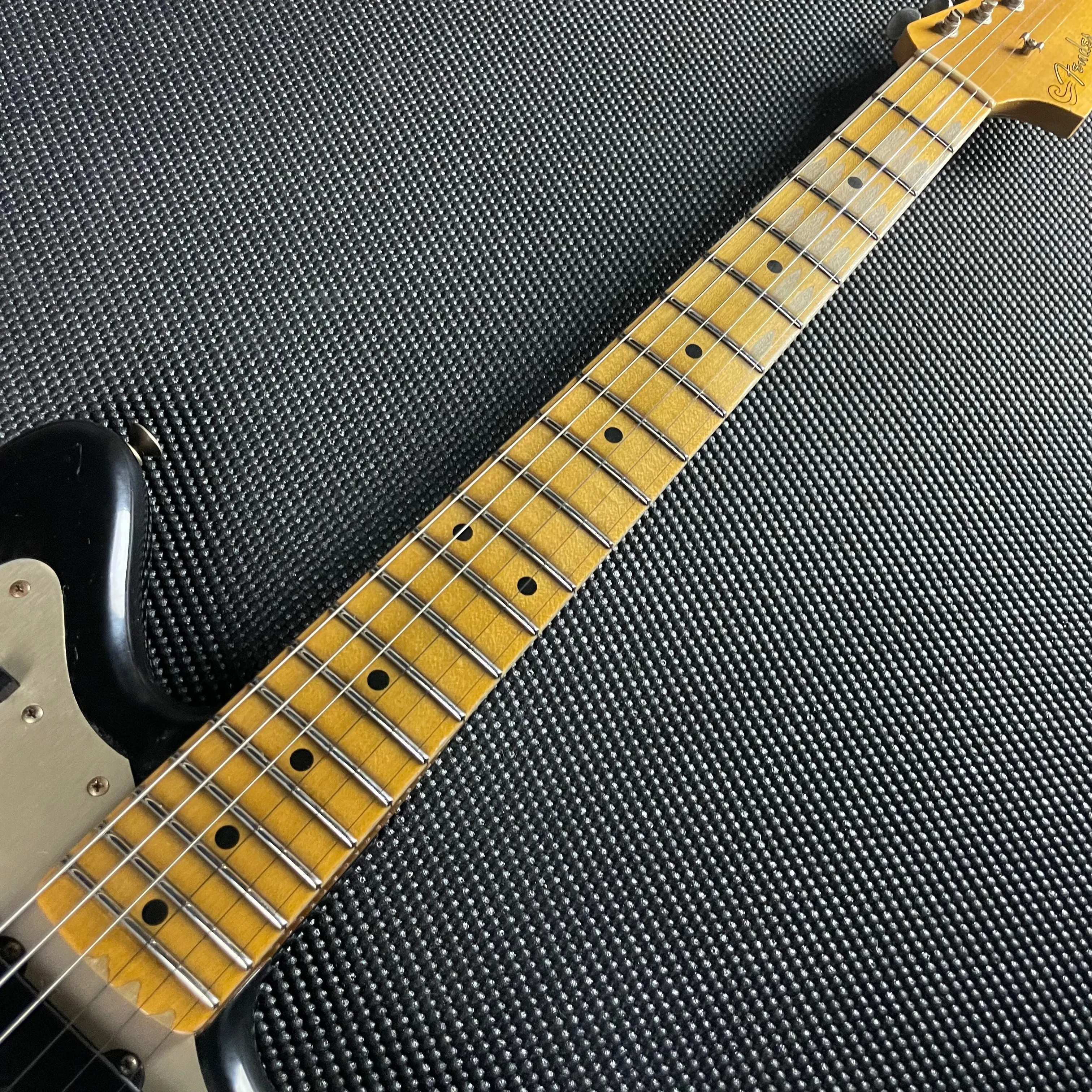 Fender Custom Shop LTD Custom Jazzmaster, Relic- Aged Black Paisley (8lbs 7oz)