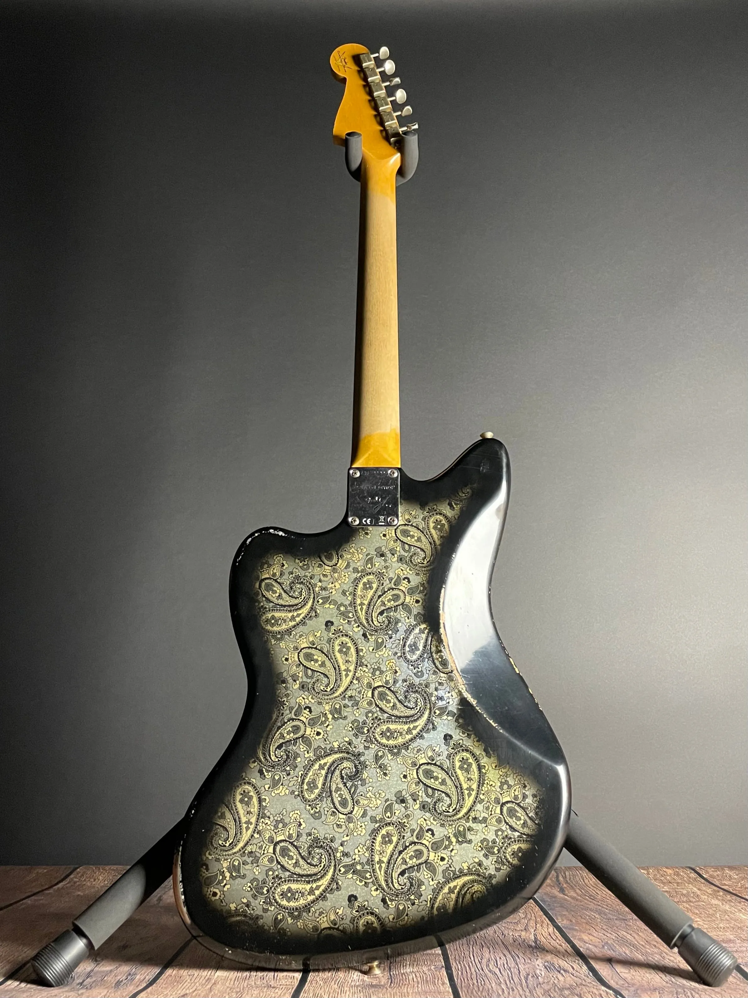 Fender Custom Shop LTD Custom Jazzmaster, Relic- Aged Black Paisley (8lbs 7oz)