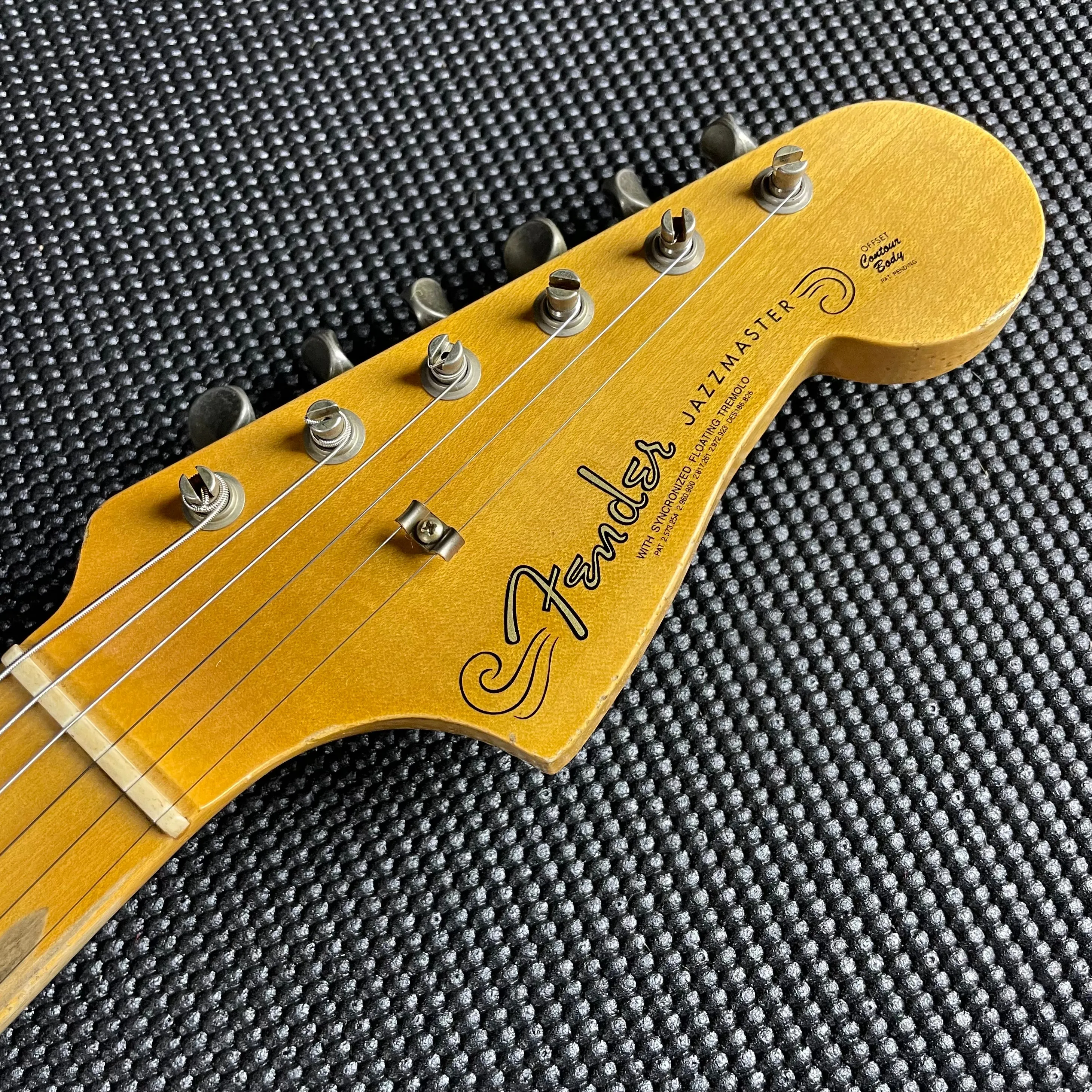 Fender Custom Shop LTD Custom Jazzmaster, Relic- Aged Black Paisley (8lbs 7oz)