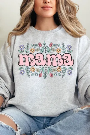 Floral Bubble Mama Unisex NuBlend Crew Sweatshirt