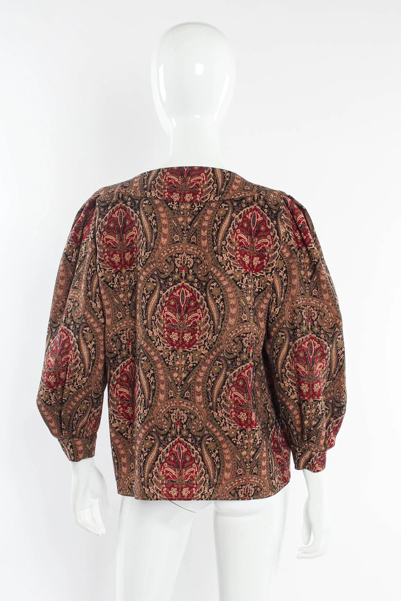 Floral Damask Top, Skirt and Scarf Set