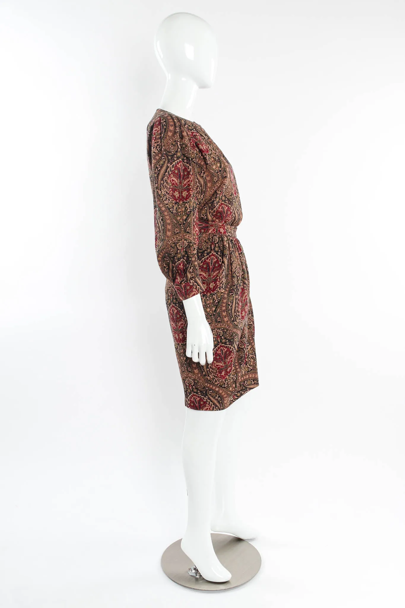 Floral Damask Top, Skirt and Scarf Set