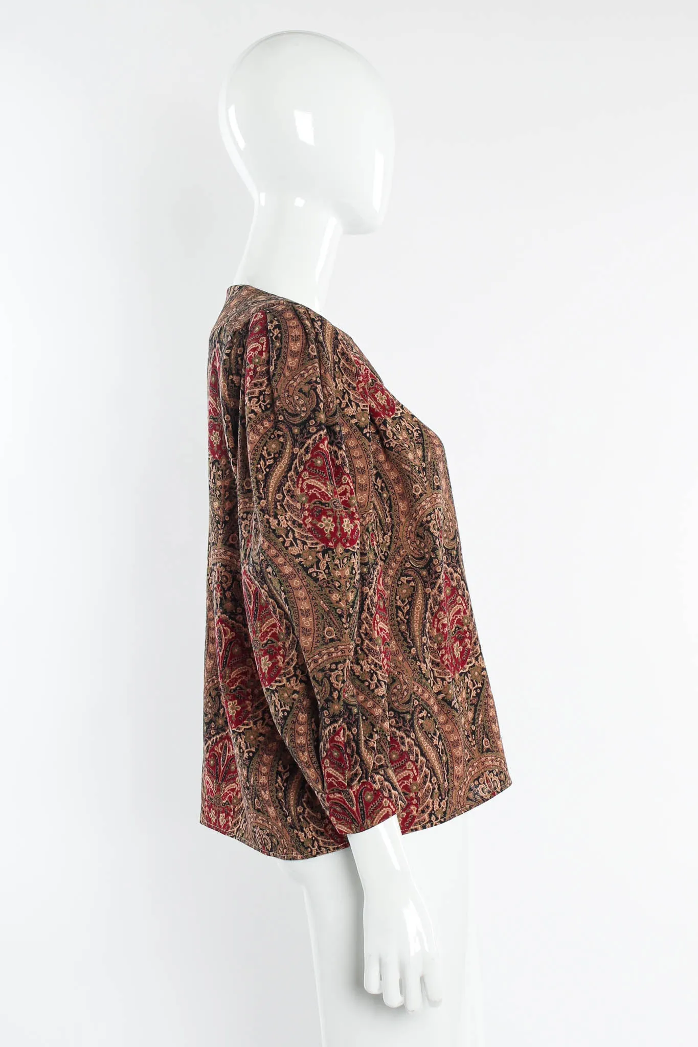 Floral Damask Top, Skirt and Scarf Set