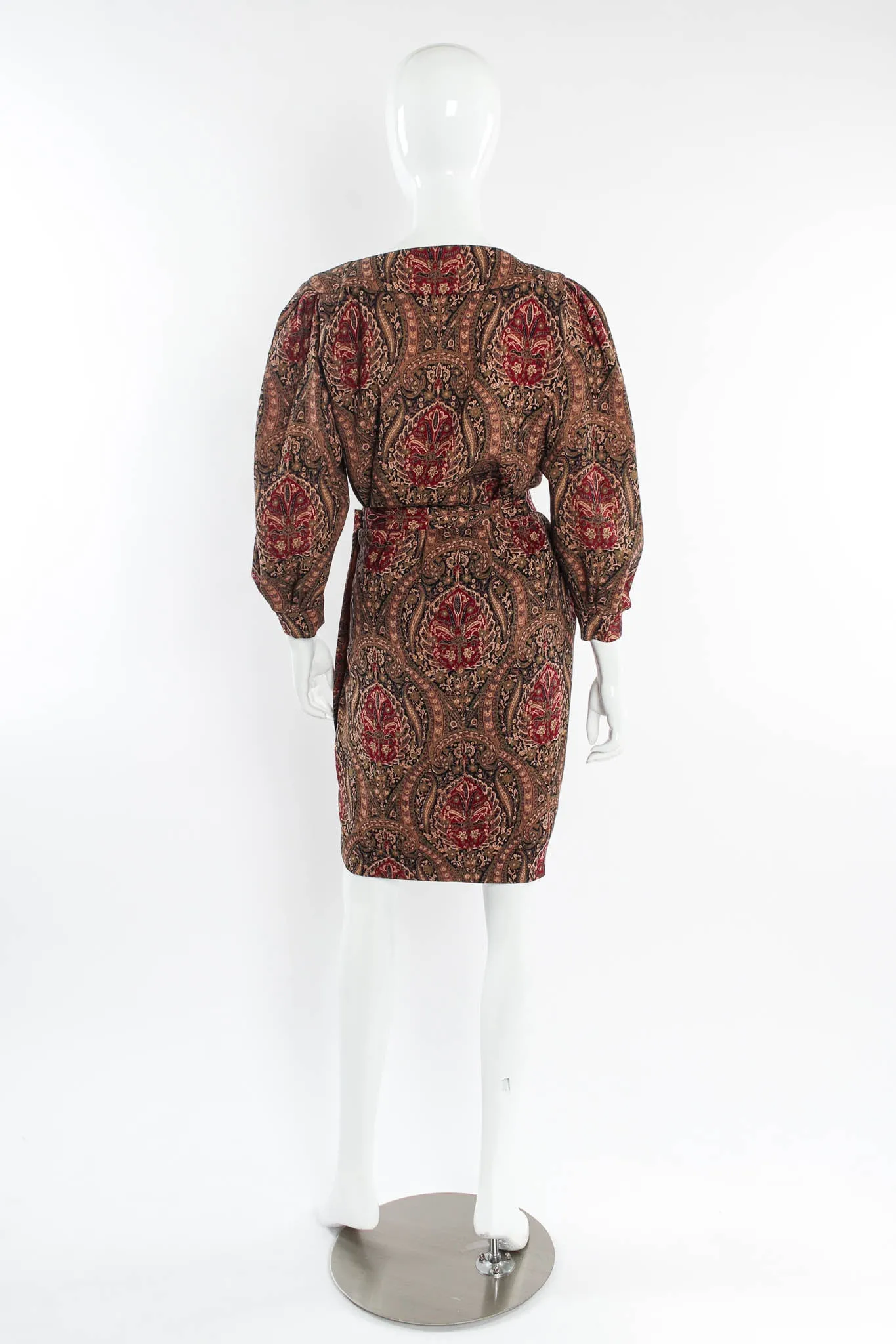 Floral Damask Top, Skirt and Scarf Set