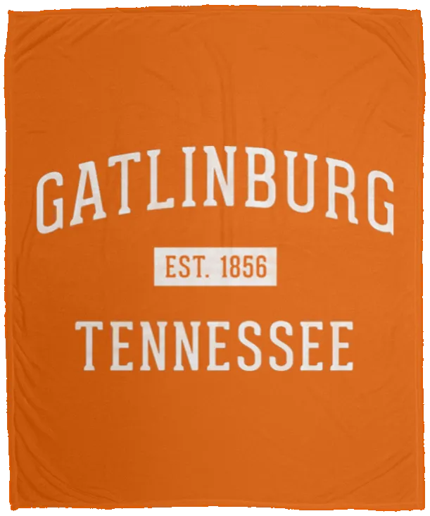 Gatlinburg Established - Plush Fleece Blanket (50x60)