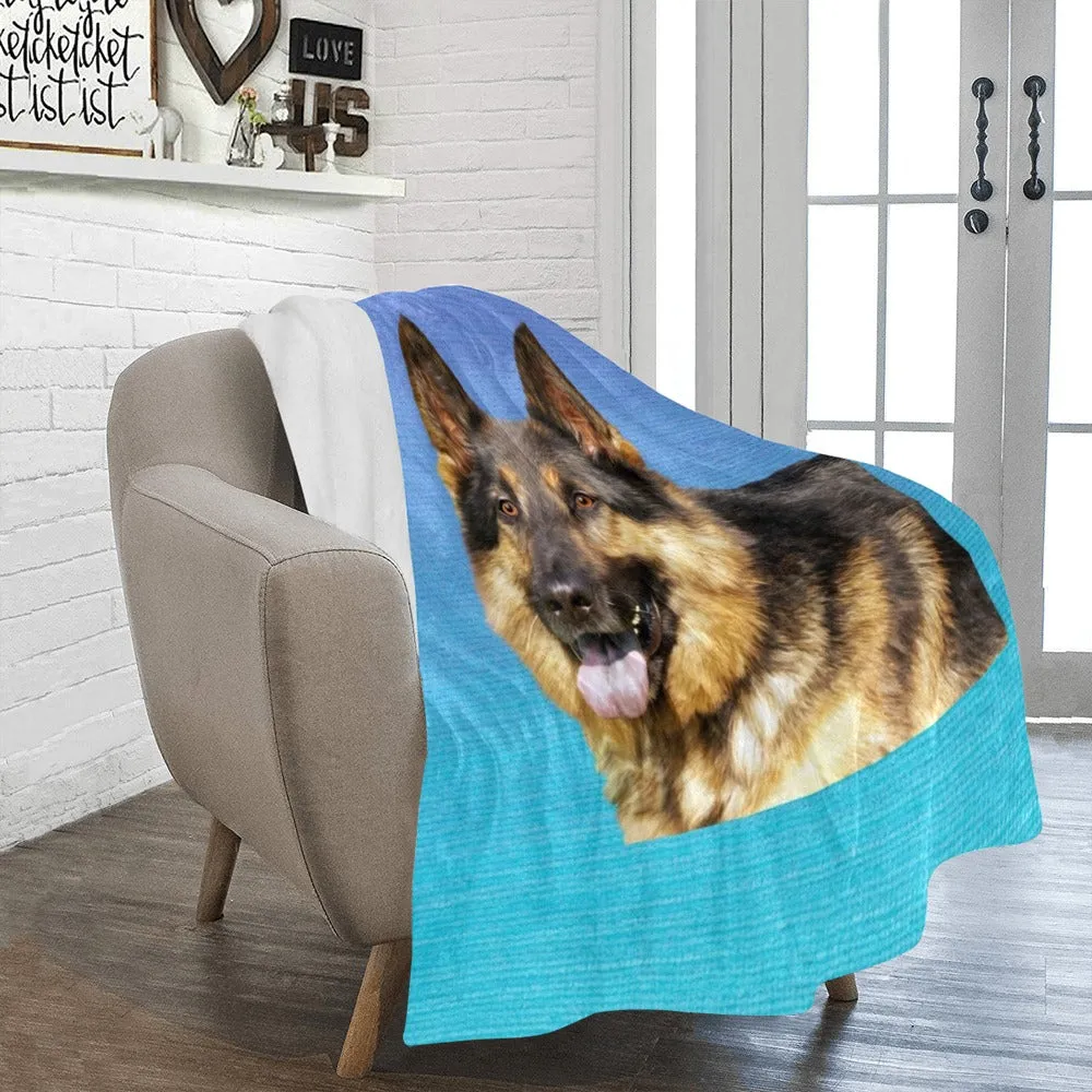 German Shepherd Micro Fleece Blanket