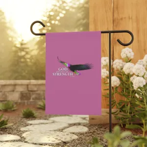 God Renews My Strength Garden & House Banner