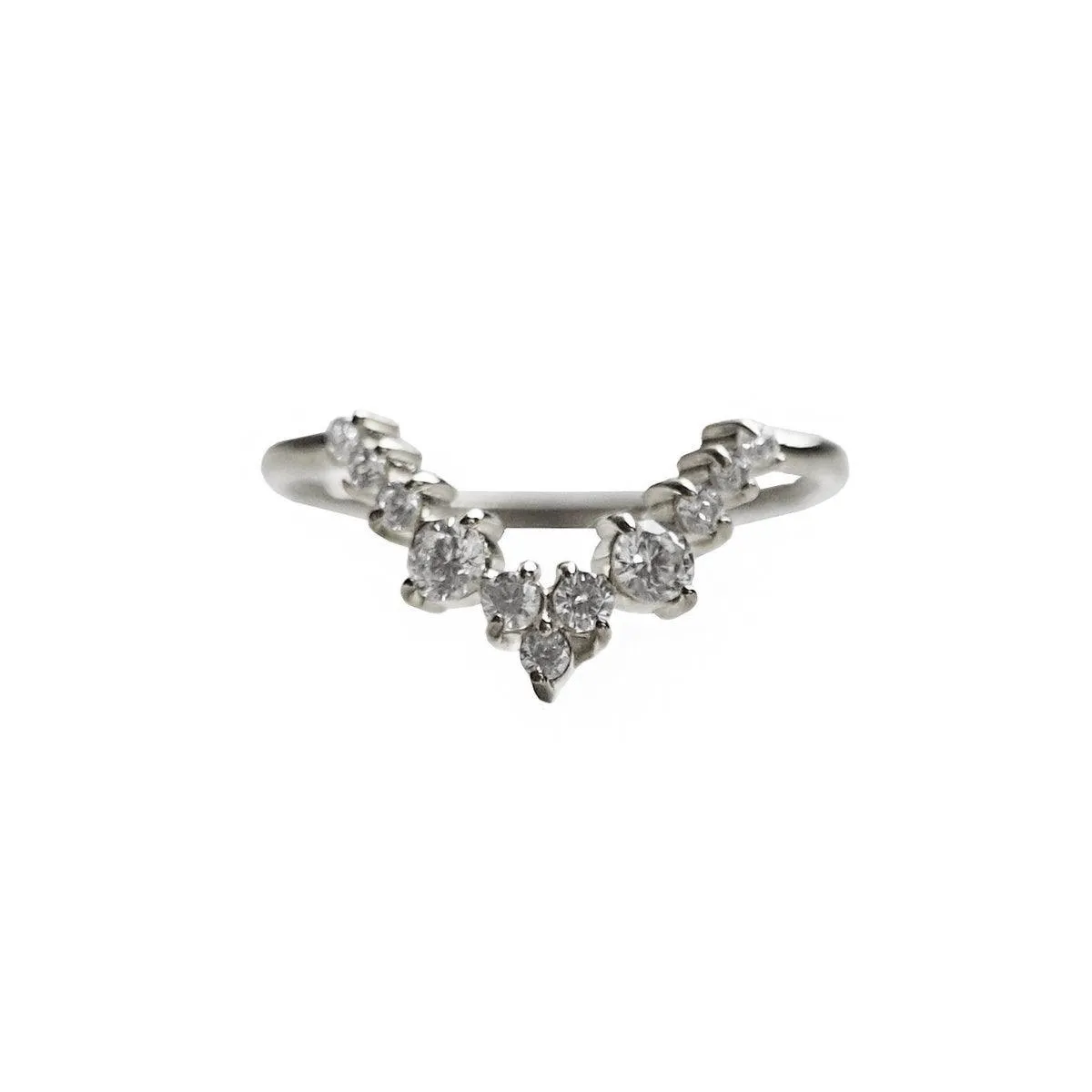 Goddess Ring Band in 18K
