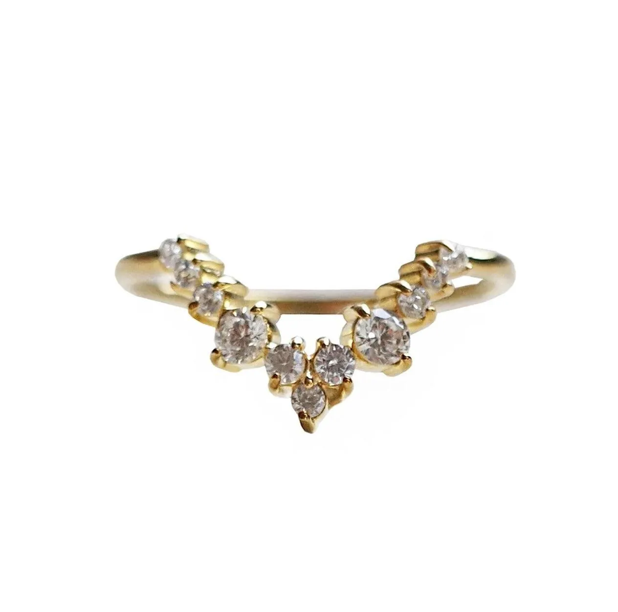 Goddess Ring Band in 18K