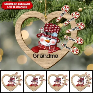 Grandma Shaped Ornament