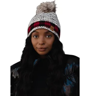 Gray   Red Buffalo Trim Hat