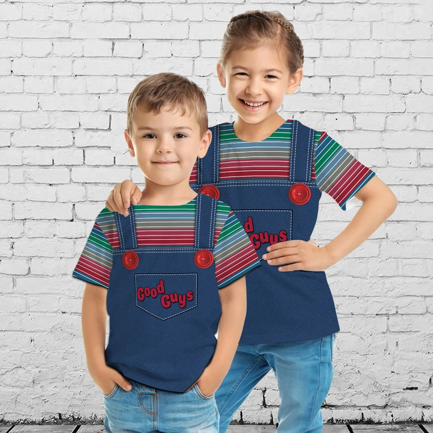 Halloween Is Comming Chucky Skin Good Guys 3D Kid Tshirt 816 NA93