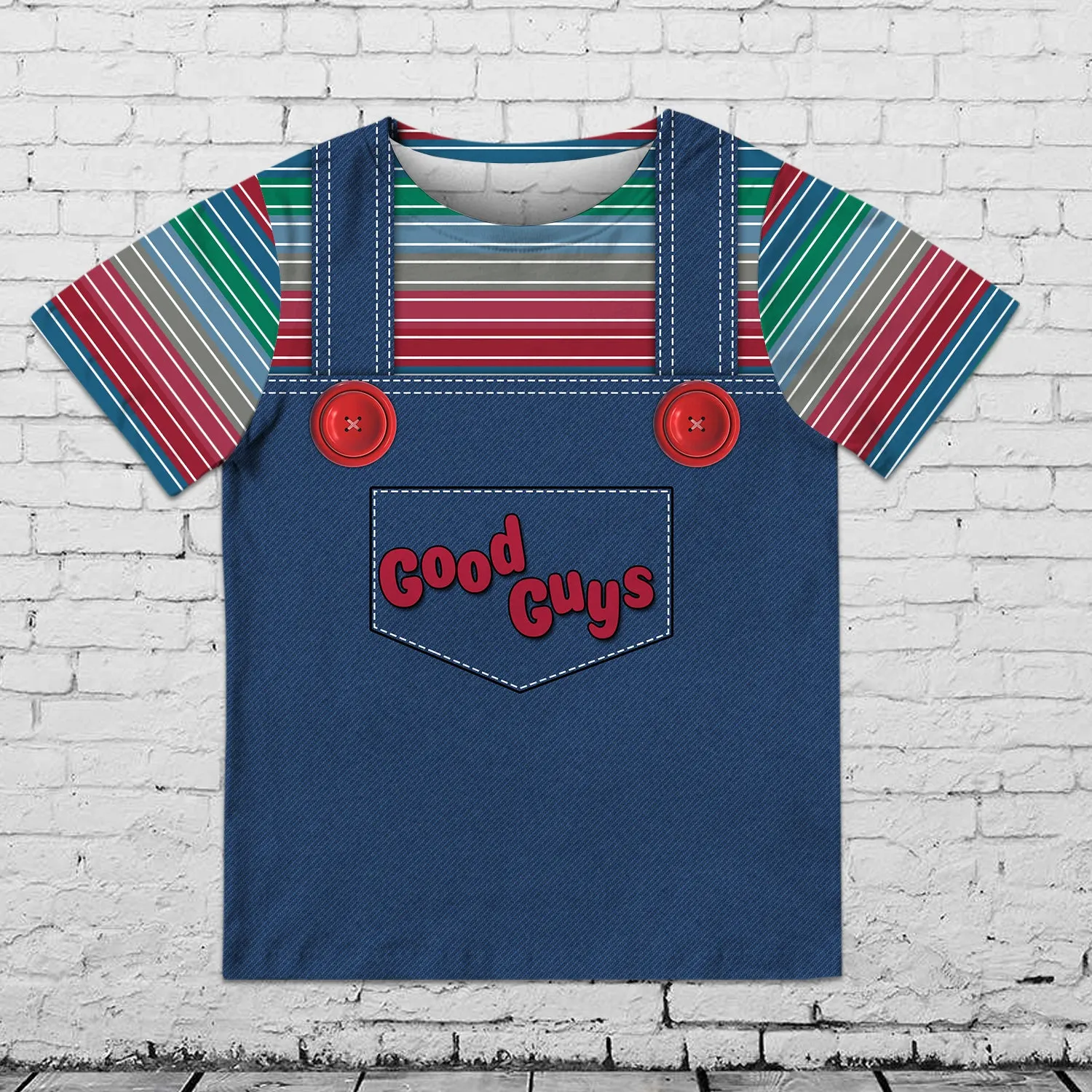 Halloween Is Comming Chucky Skin Good Guys 3D Kid Tshirt 816 NA93