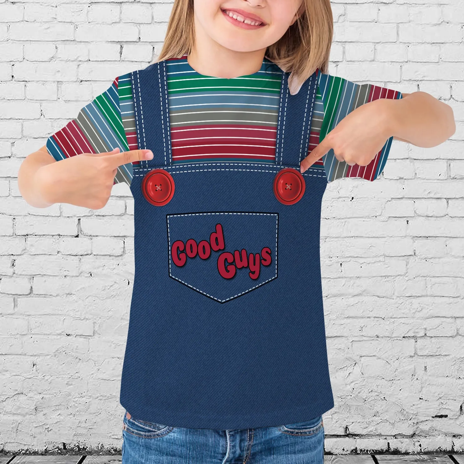 Halloween Is Comming Chucky Skin Good Guys 3D Kid Tshirt 816 NA93