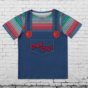 Halloween Is Comming Chucky Skin Good Guys 3D Kid Tshirt 816 NA93