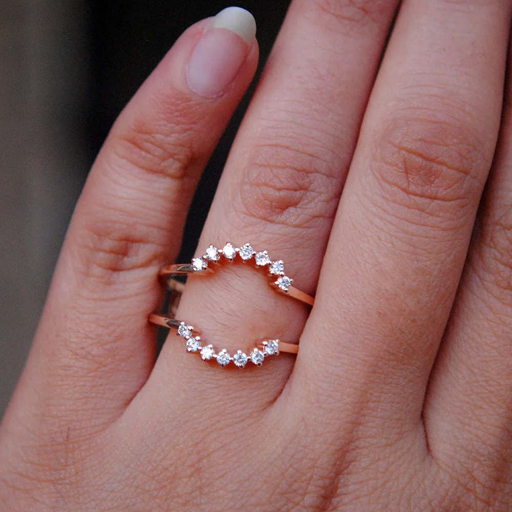 Halo Ring Enhancer for Cushion and Square Diamond
