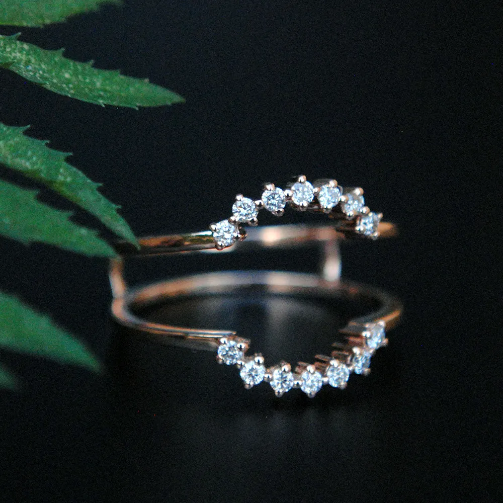 Halo Ring Enhancer for Cushion and Square Diamond