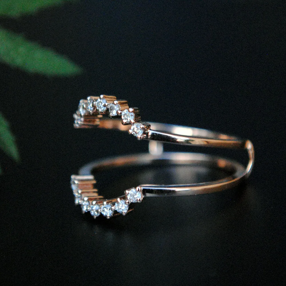 Halo Ring Enhancer for Cushion and Square Diamond