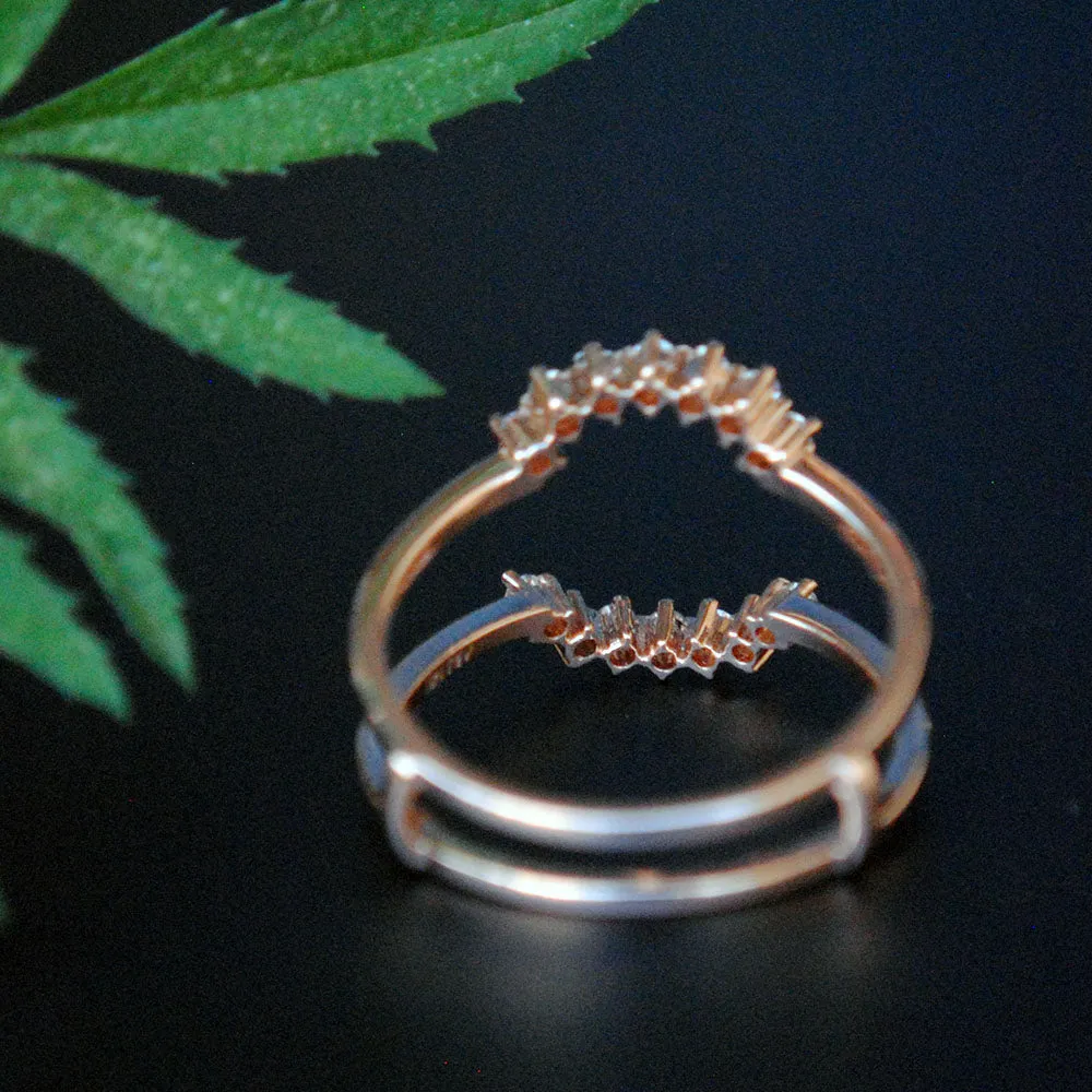 Halo Ring Enhancer for Cushion and Square Diamond