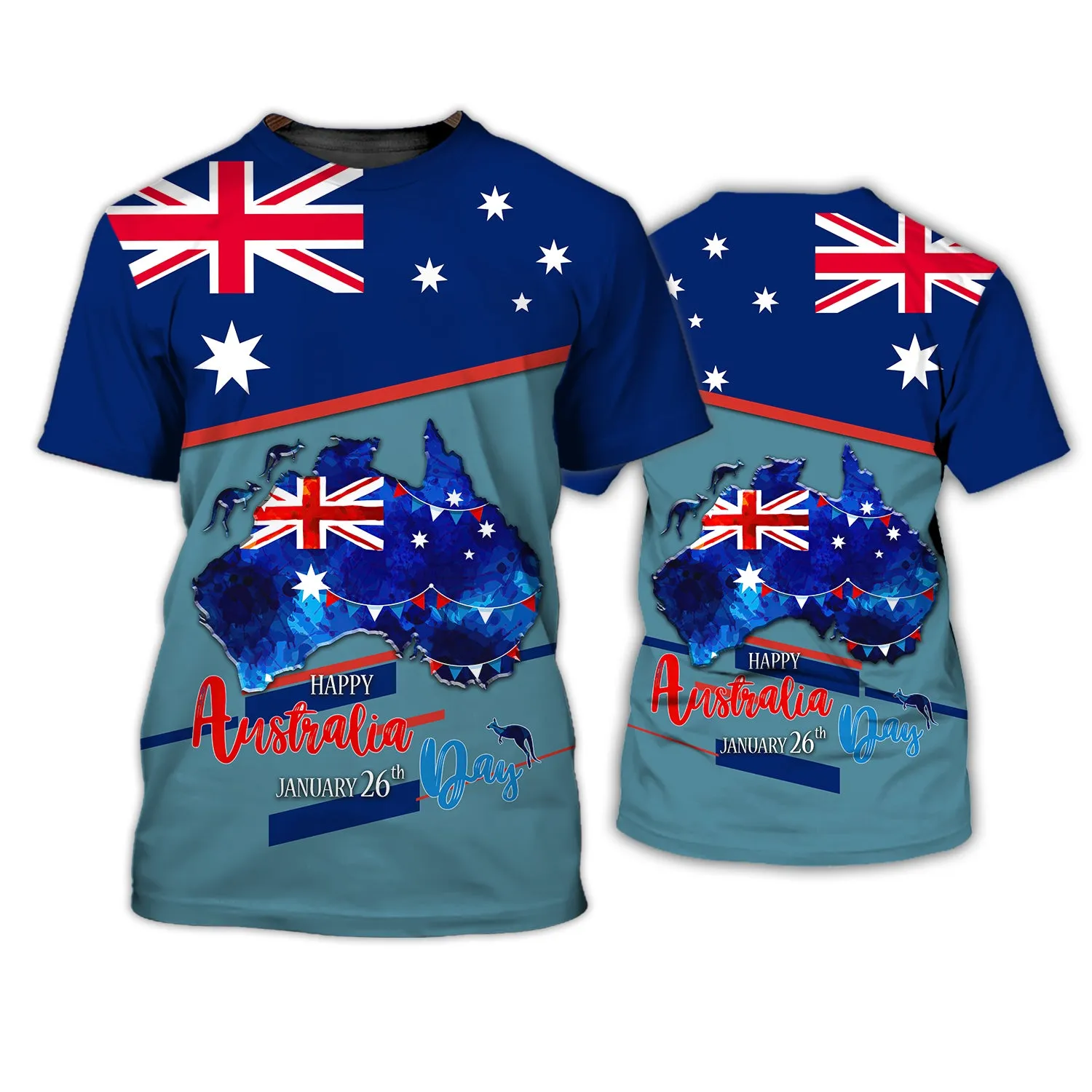 Happy Australia Day - 3D Full Print