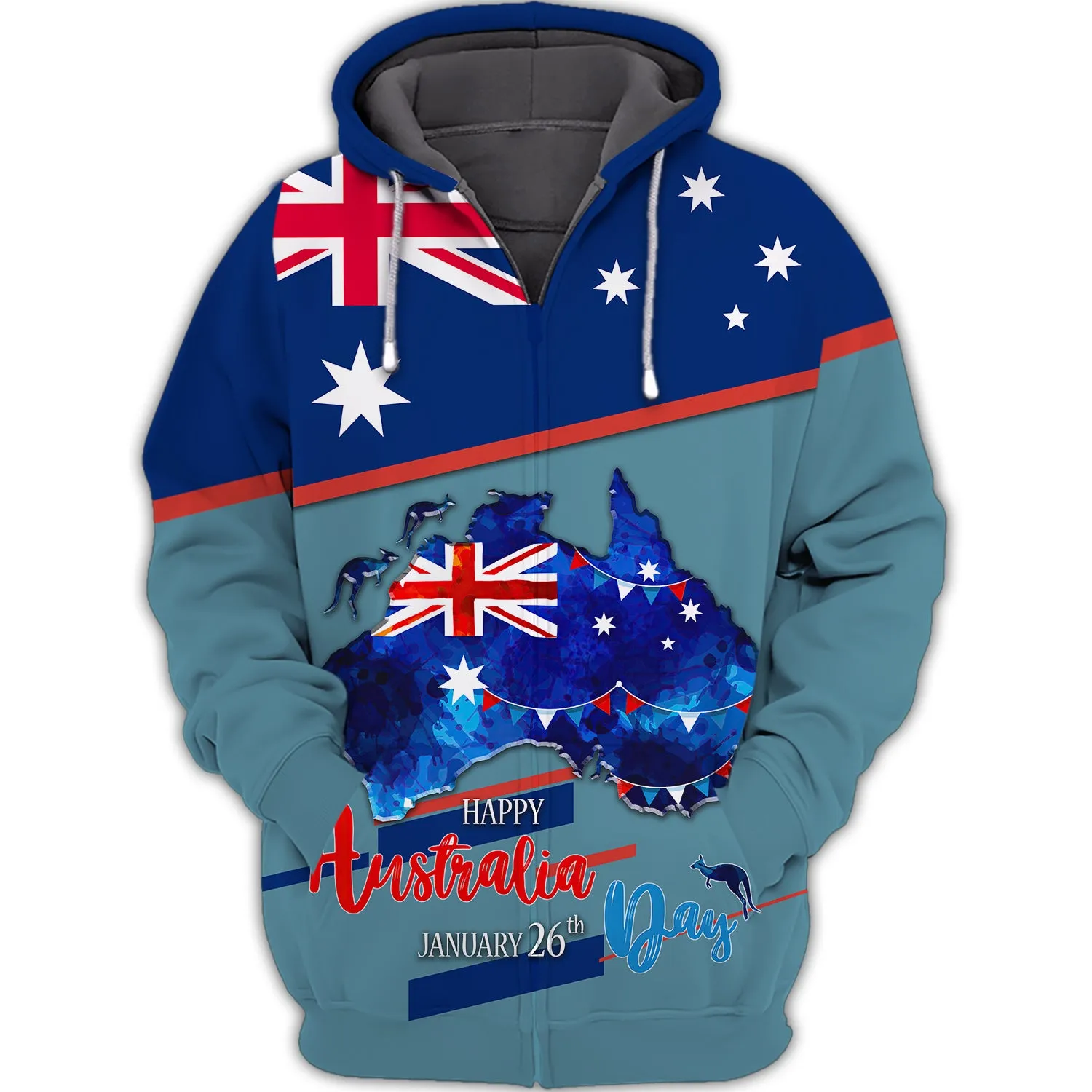 Happy Australia Day - 3D Full Print