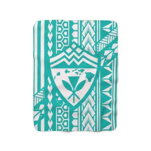 Hawaii Tiffany Tribal Fleece Blanket