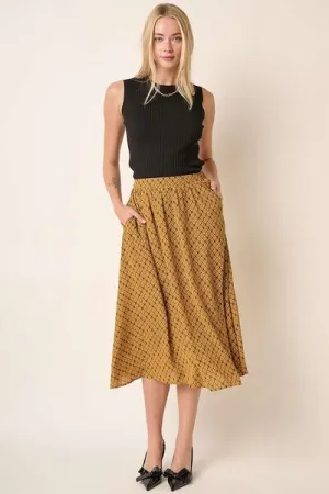 Hazel Blues® |  Mittoshop Printed Midi Skirt