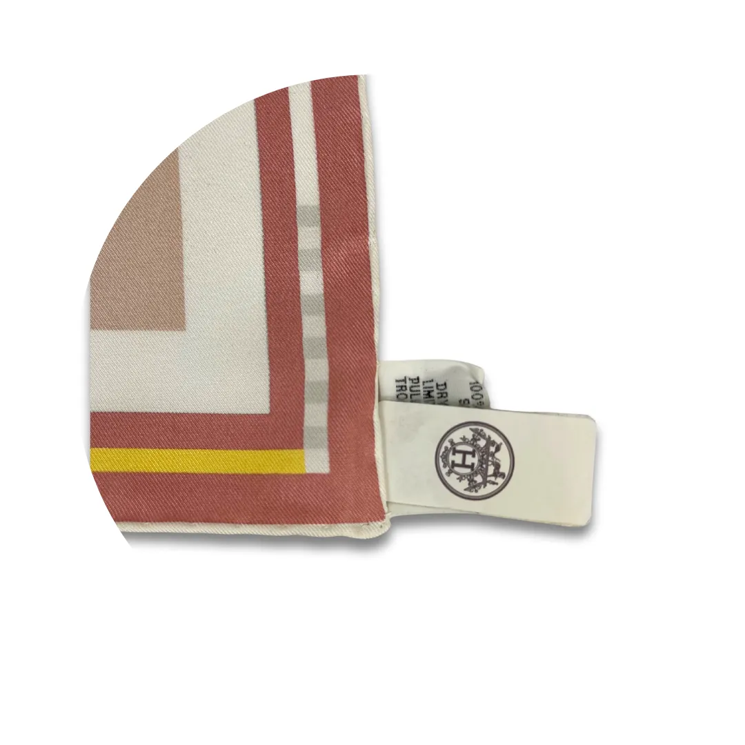 Hermès Voitures En Equilibre Scarf 45