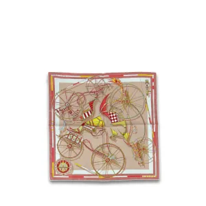 Hermès Voitures En Equilibre Scarf 45