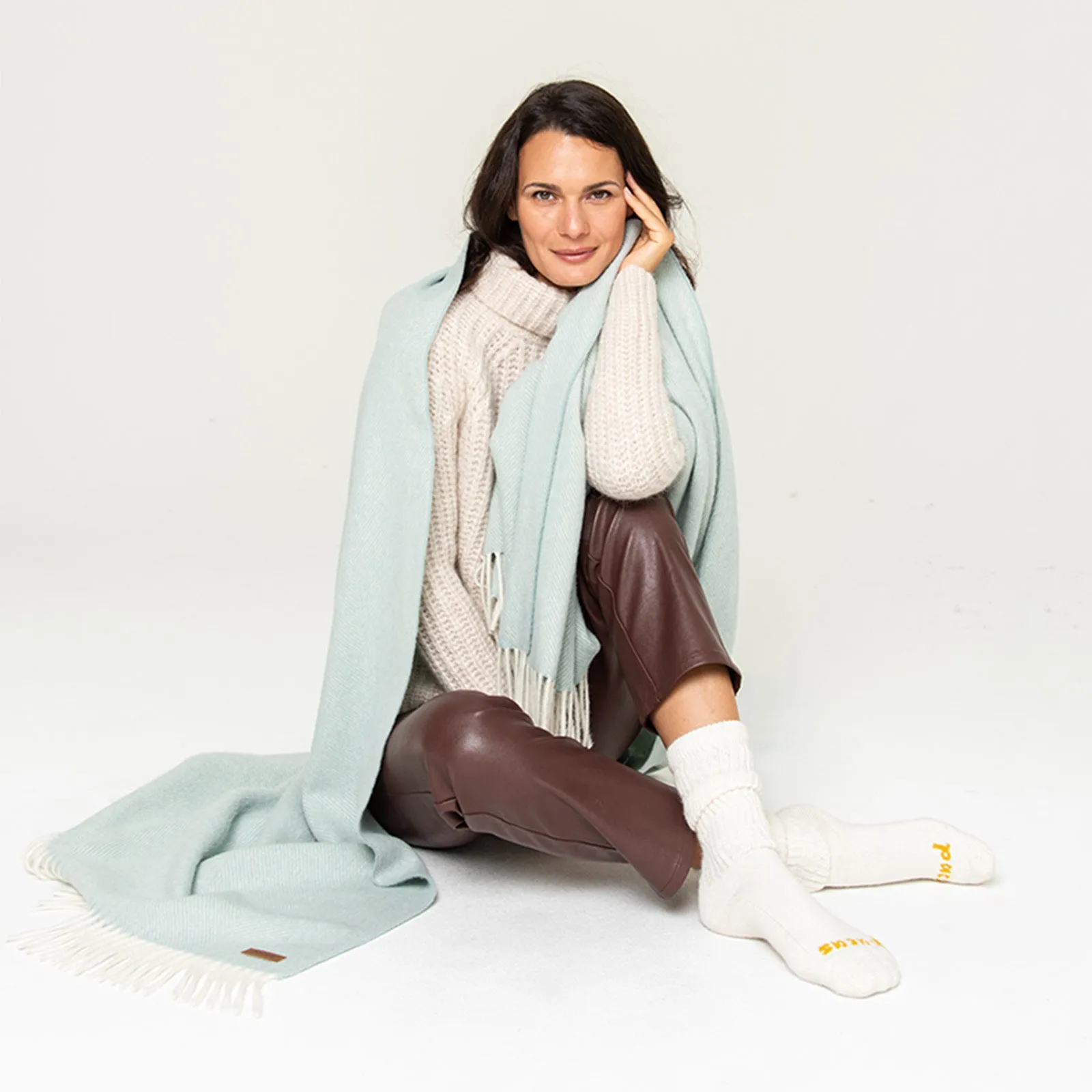 Herringbone Throw Blanket