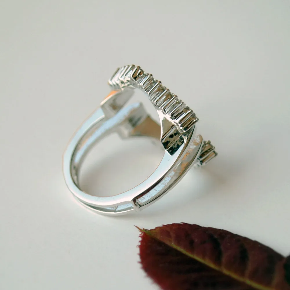 Hexagon Shaped Diamond Ring Guard