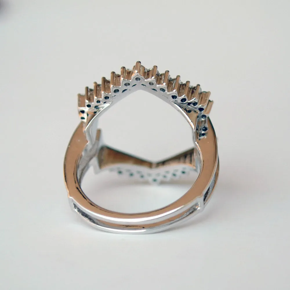 Hexagon Shaped Diamond Ring Guard