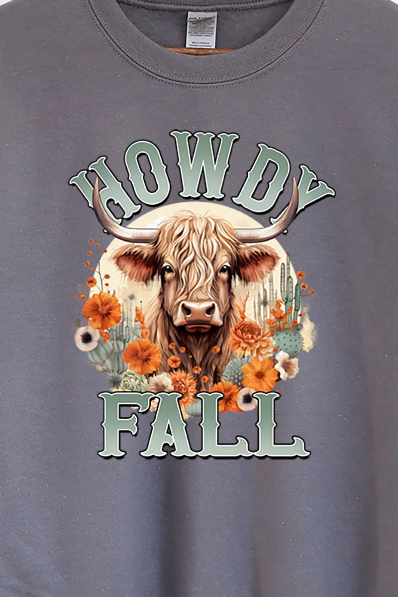 Highland Howdy Fall Unisex NuBlend Crew Sweatshirt