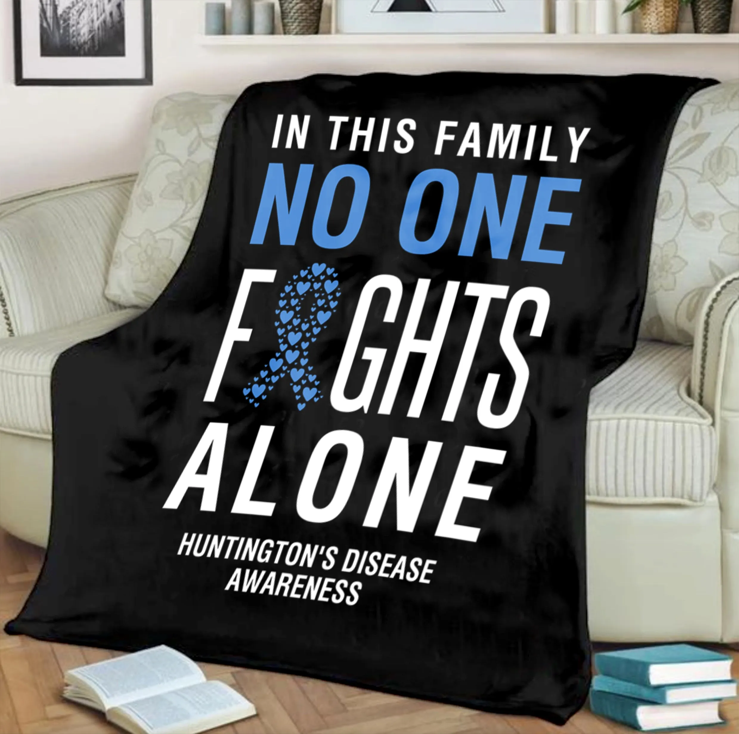 Huntington's Disease Awareness Blanket