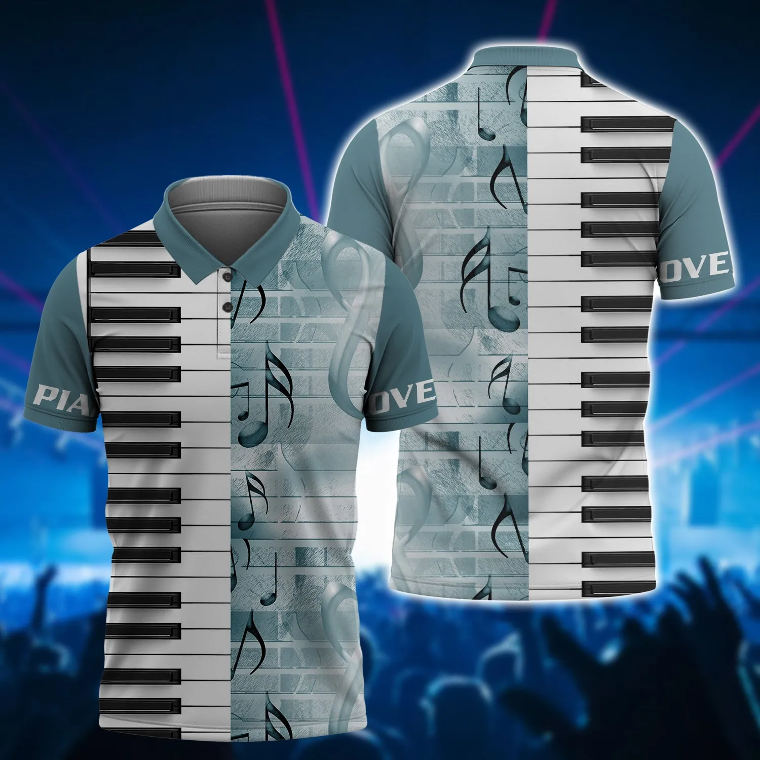 I Love Piano 3D Full Print Shirts