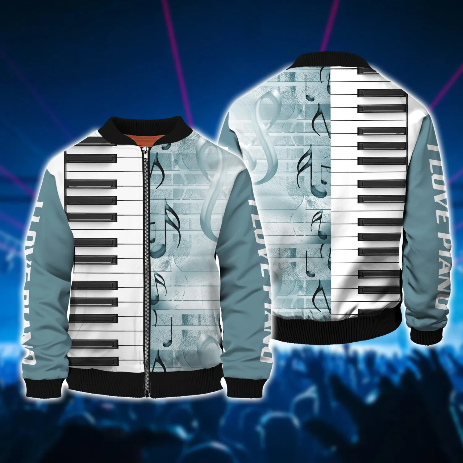 I Love Piano 3D Full Print Shirts