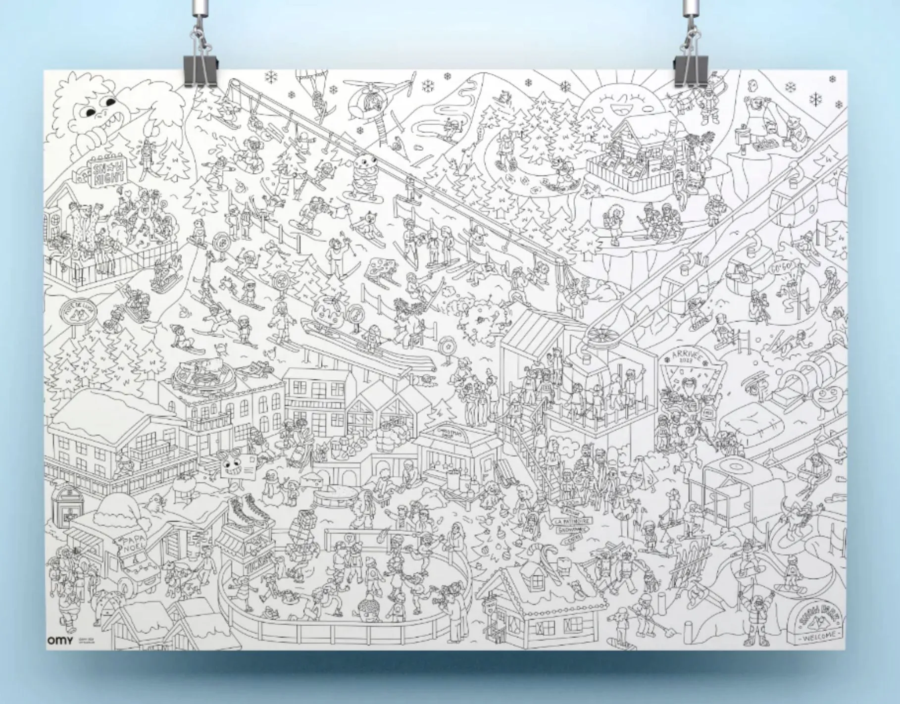I Love Winter Giant Poster