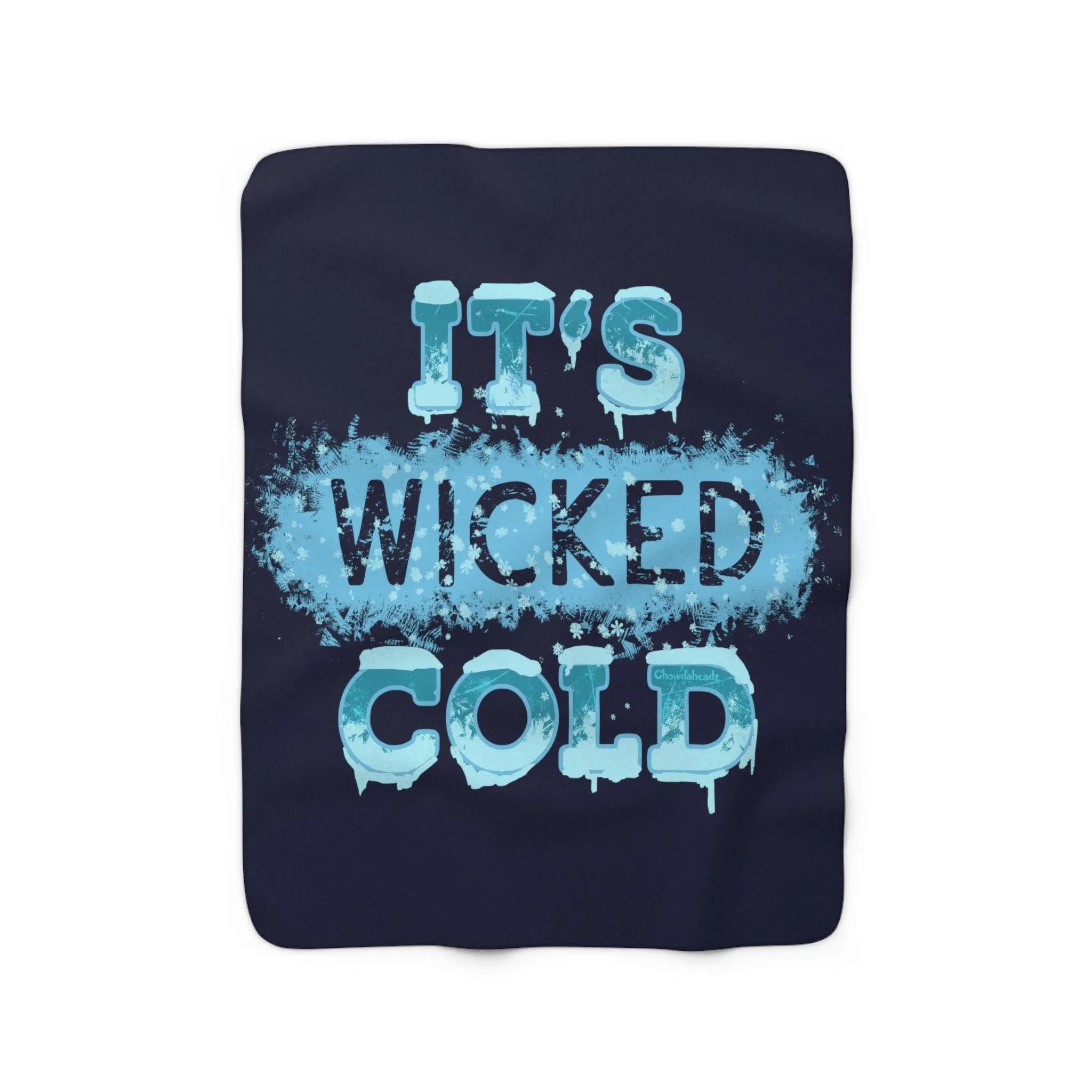 It's Wicked Cold Sherpa Fleece Blanket