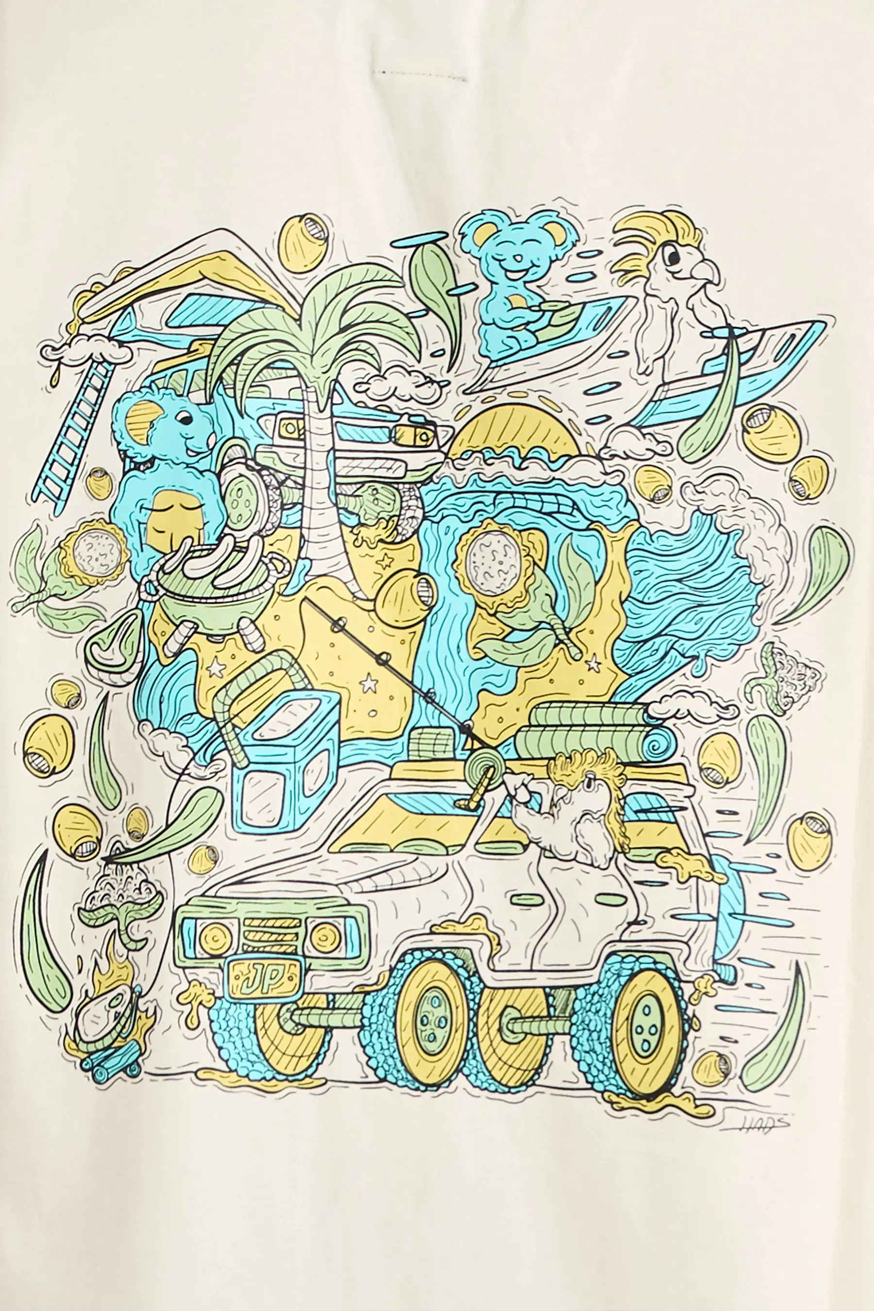 JTPLT x Tom Hadley - SS Tee - Ecru