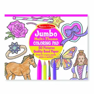 Jumbo Colouring Pad - Pink