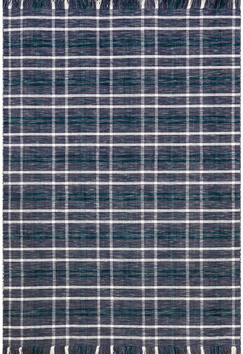 KORETTA PLAID WOOL FRINGE (5' x 8')