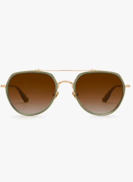 KREWE Baker Bottle Green   Zulu 18K Titanium Polarized