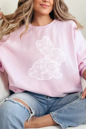 Lace Easter Bunny Unisex NuBlend Crew Sweatshirt