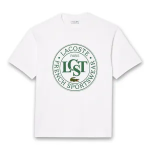 Lacoste - Loose Fit Heavy Cotton Printed T-Shirt