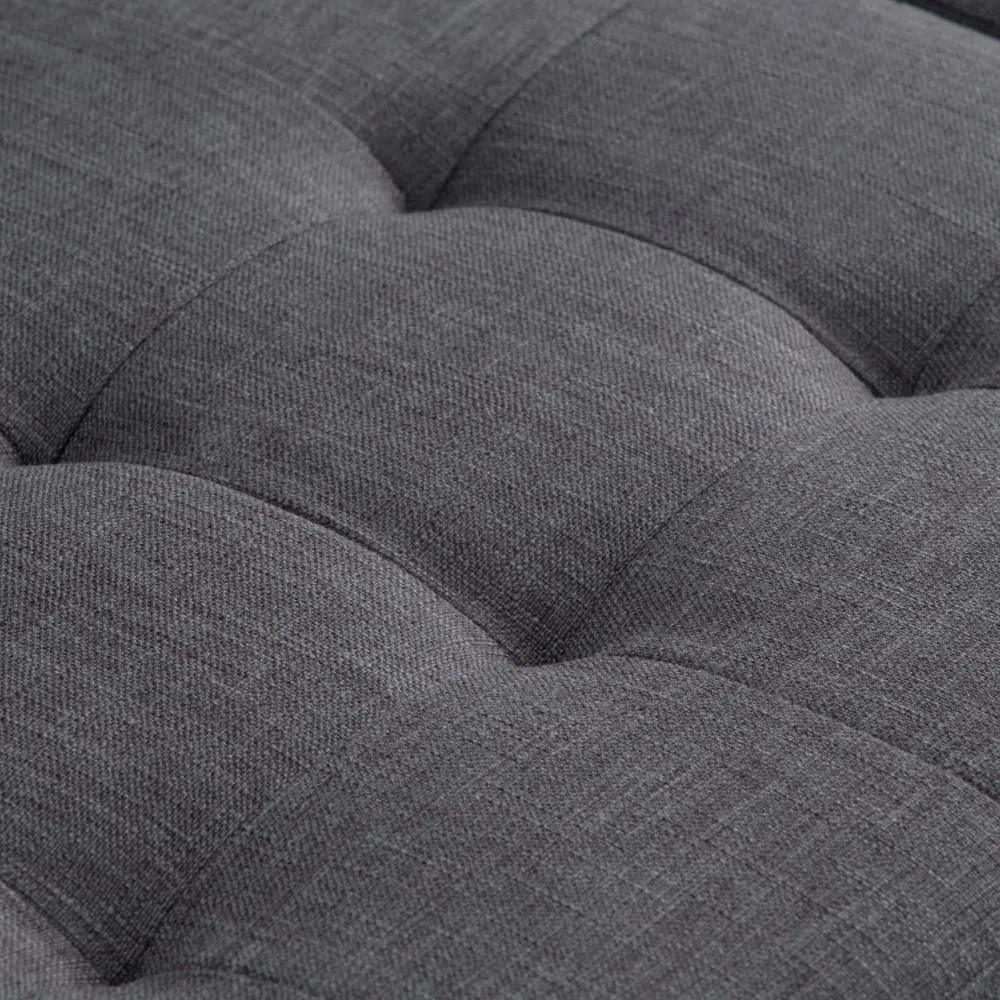 Laredo Storage Ottoman in Linen