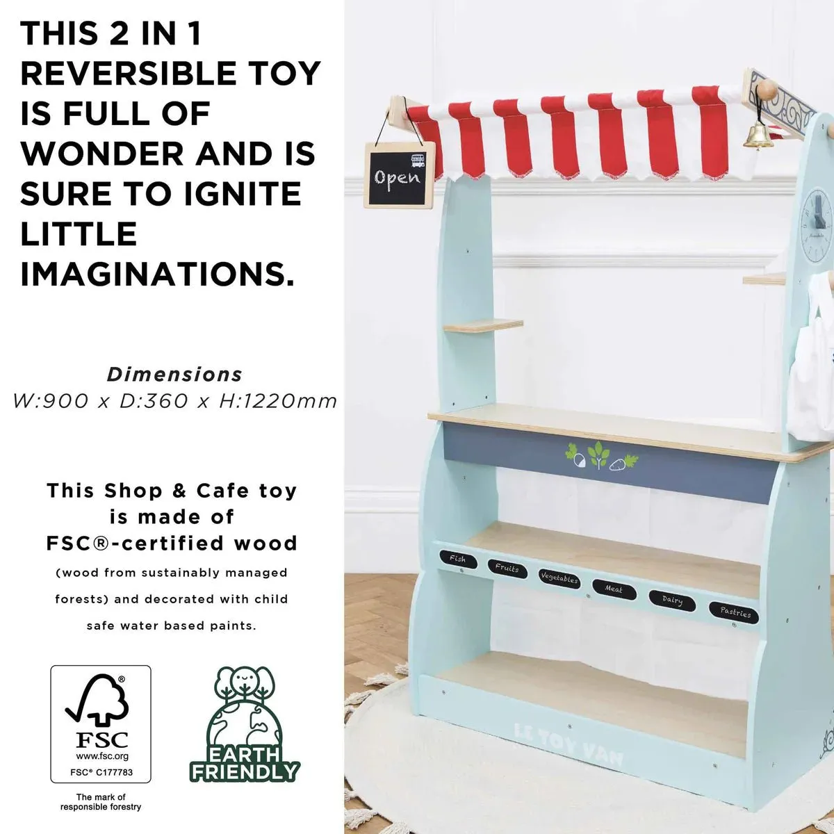 Le Toy Van Shop & Café Market Stand