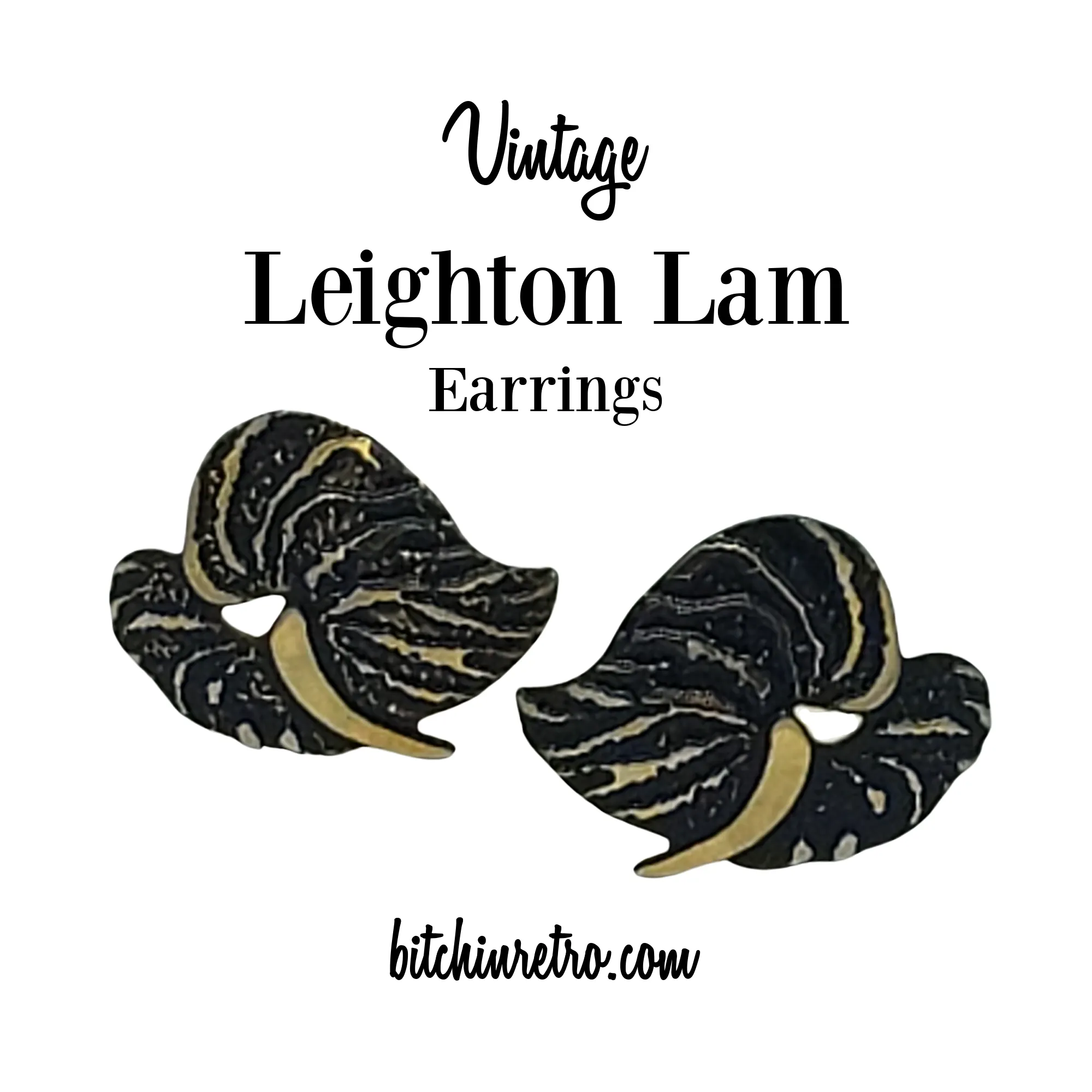 Leighton Lam Pahoa Anthurium Earrings